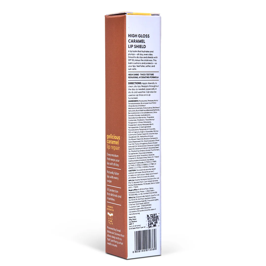 NXTFACE High Gloss Lip Shield Gelicious Caramel | 10ml - Image 11