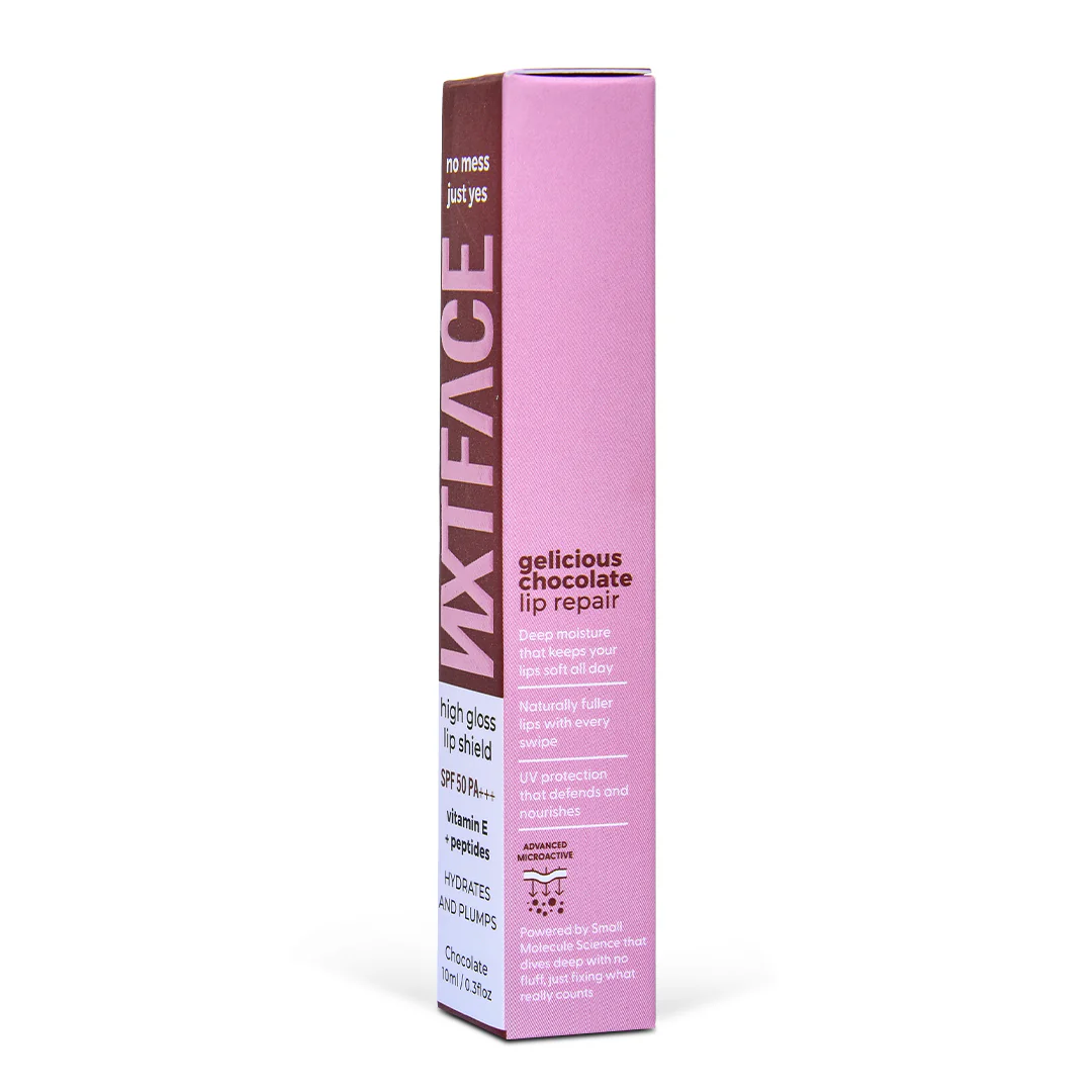 NXTFACE High Gloss Lip Shield Gelicious Chocolate | 10ml - Image 11
