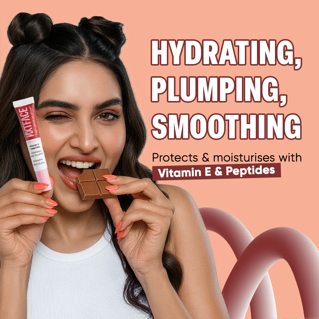 NXTFACE High Gloss Lip Shield Gelicious Chocolate | 10ml - Image 3