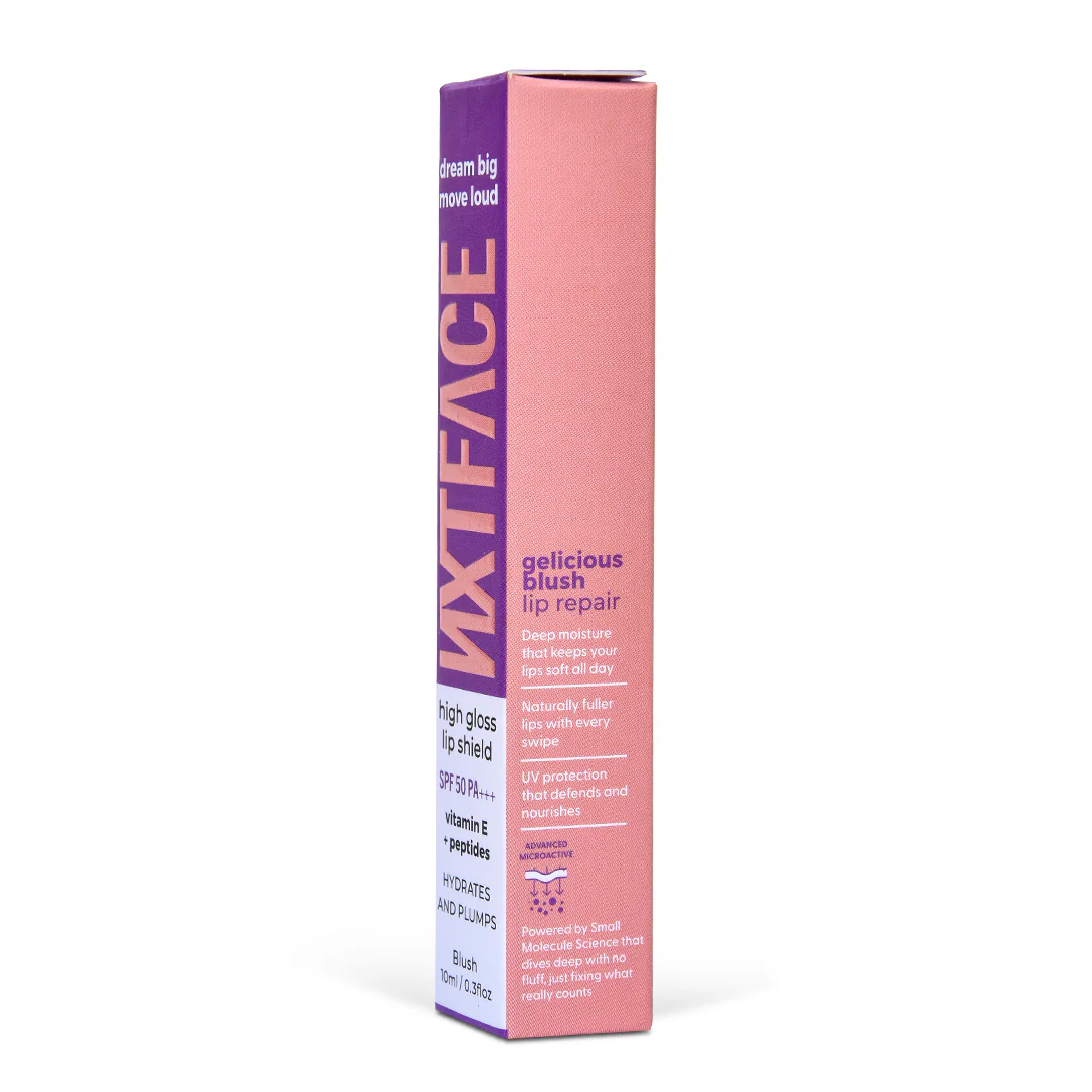 NXTFACE High Gloss Lip Shield Gelicious Blush | 10ml - Image 12